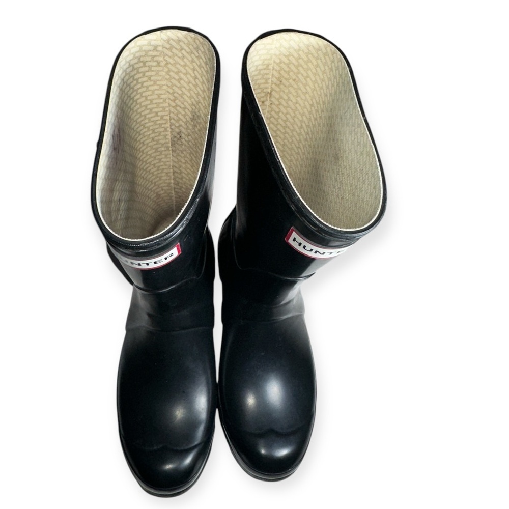Hunter Original Short black Waterproof Rain Boot Size US5M/6F - Picture 6 of 7